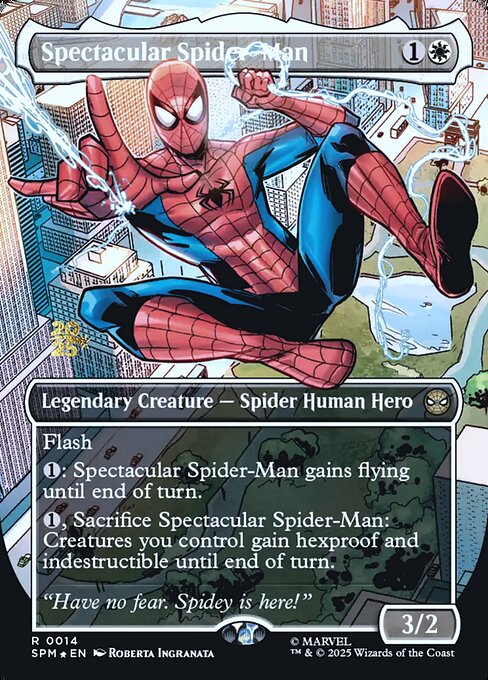 Spectacular Spider-Man (14s) - BORDERLESS (Foil) - Marvel's Spider-Man Promos - Game On