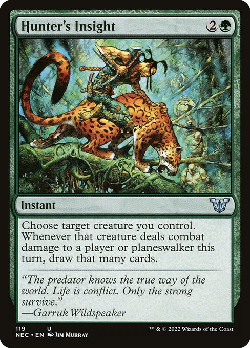 Hunter's Insight (119) - Neon Dynasty Commander - Game On