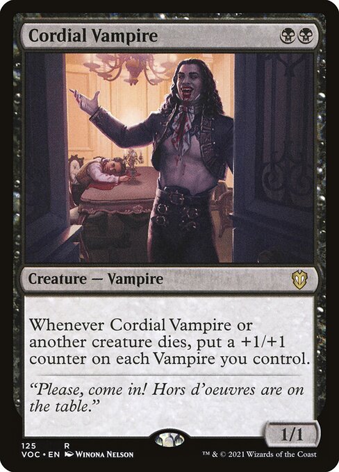 Cordial Vampire (125) - Crimson Vow Commander - Game On