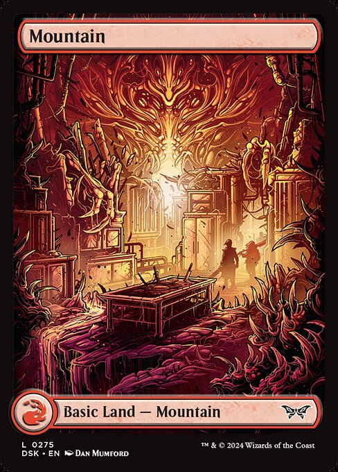 Mountain (275) - FULL ART - Duskmourn: House of Horror - Game On