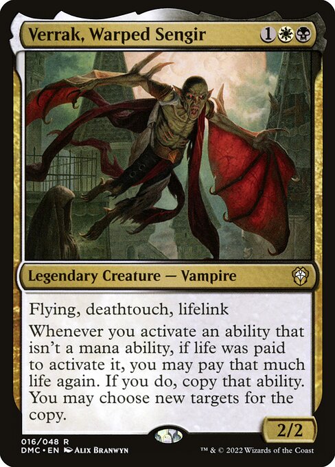 Verrak, Warped Sengir (16) - Dominaria United Commander - Game On