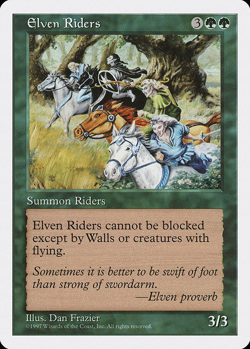 Elven Riders (291) - Fifth Edition - Game On