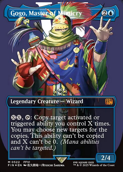 Gogo, Master of Mimicry (522) - BORDERLESS - FULL ART (Foil) - Final Fantasy - Game On