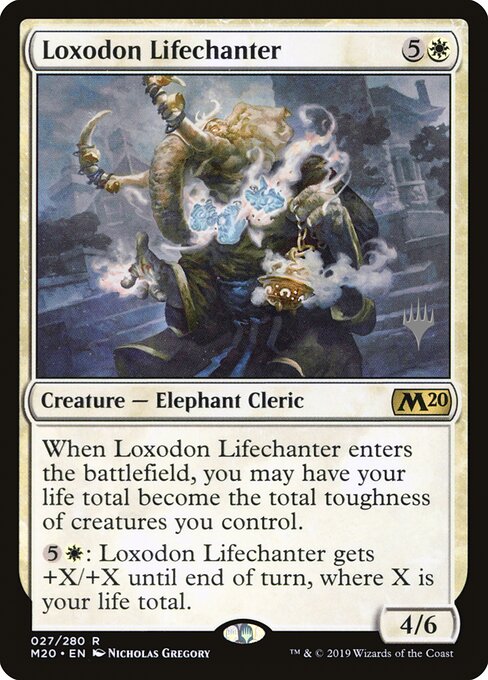 Loxodon Lifechanter (27p) - Core Set 2020 Promos - Game On