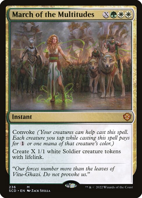 March of the Multitudes (236) - Starter Commander Decks - Game On