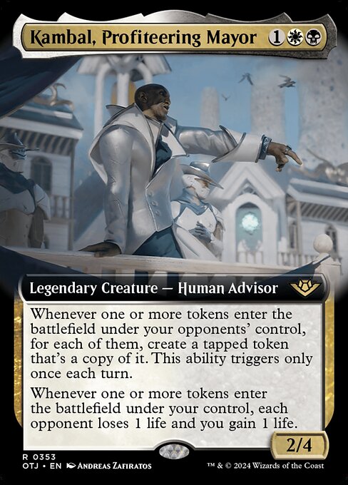 Kambal, Profiteering Mayor (353) - EXTENDED ART - Outlaws of Thunder Junction - Game On