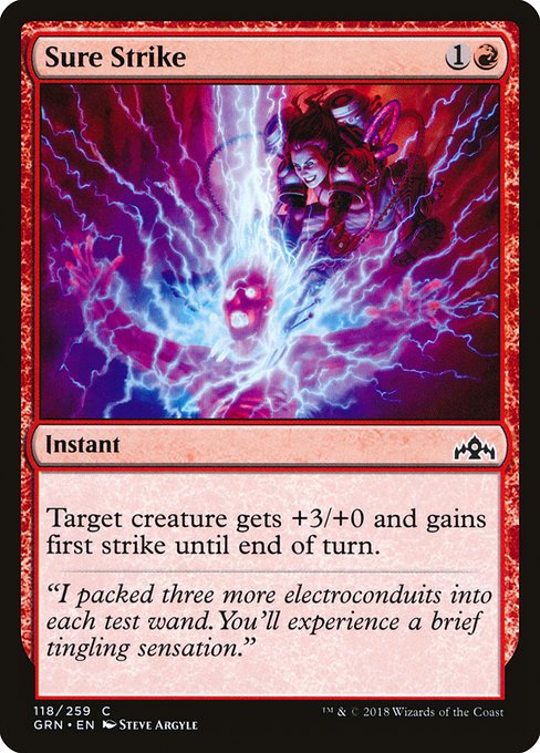 Sure Strike (118) (Foil) - Guilds of Ravnica - Game On