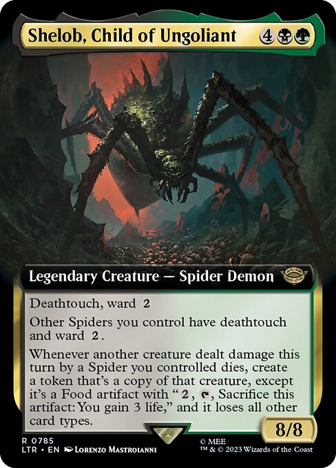 Shelob, Child of Ungoliant (785) - EXTENDED ART (Foil) - The Lord of the Rings: Tales of Middle-earth - Game On
