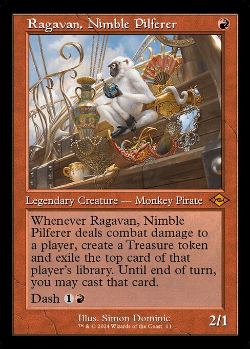 Ragavan, Nimble Pilferer (11) (Foil) - Modern Horizons 2 Timeshifts - Game On