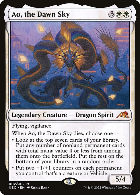 Ao, the Dawn Sky (2) - Kamigawa: Neon Dynasty - Game On