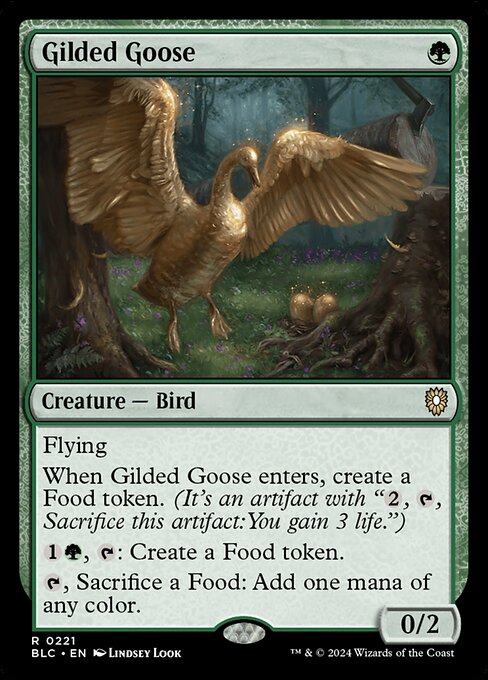 Gilded Goose (221) - Bloomburrow Commander - Game On