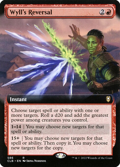 Wyll's Reversal (586) - EXTENDED ART - Commander Legends: Battle for Baldur's Gate - Game On