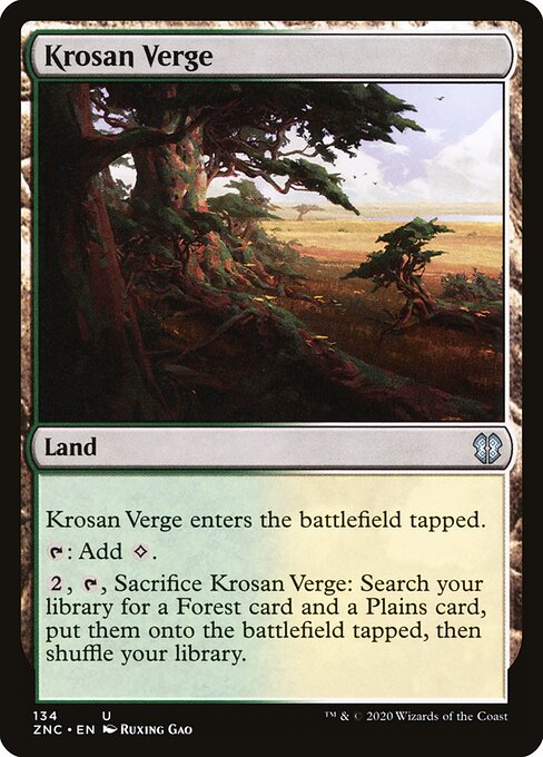 Krosan Verge (134) - Zendikar Rising Commander - Game On