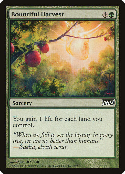 Bountiful Harvest (163) - Magic 2013 - Game On