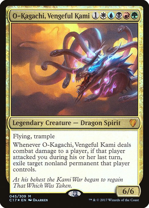 O-Kagachi, Vengeful Kami (45) (Foil) - Commander 2017 - Game On
