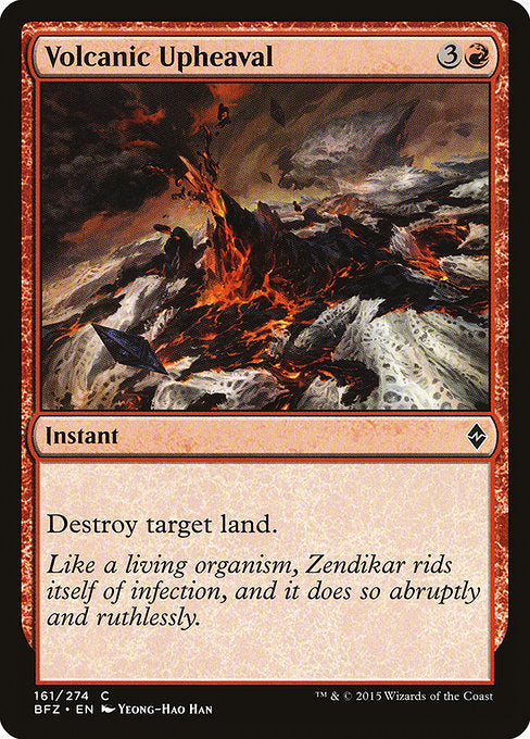 Volcanic Upheaval (161) (Foil) - Battle for Zendikar - Game On