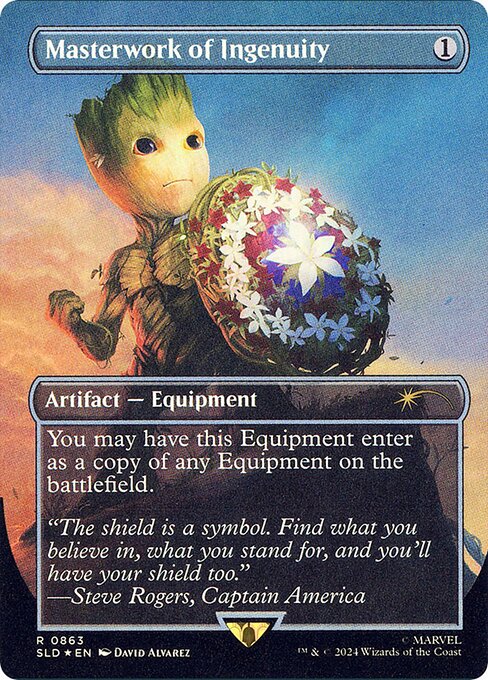 Masterwork of Ingenuity (863) - BORDERLESS - FULL ART (Foil) - Secret Lair Drop - Game On