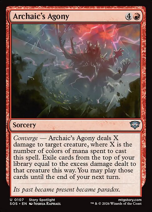 Archaic's Agony (107) (Foil) - Secrets of Strixhaven - Game On