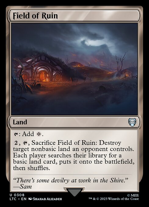 Field of Ruin (308) - Tales of Middle-earth Commander - Game On