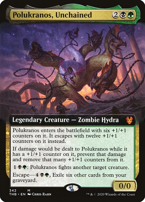 Polukranos, Unchained (342) - EXTENDED ART - Theros Beyond Death - Game On