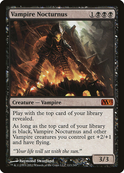 Vampire Nocturnus (113) (Foil) - Magic 2013 - Game On