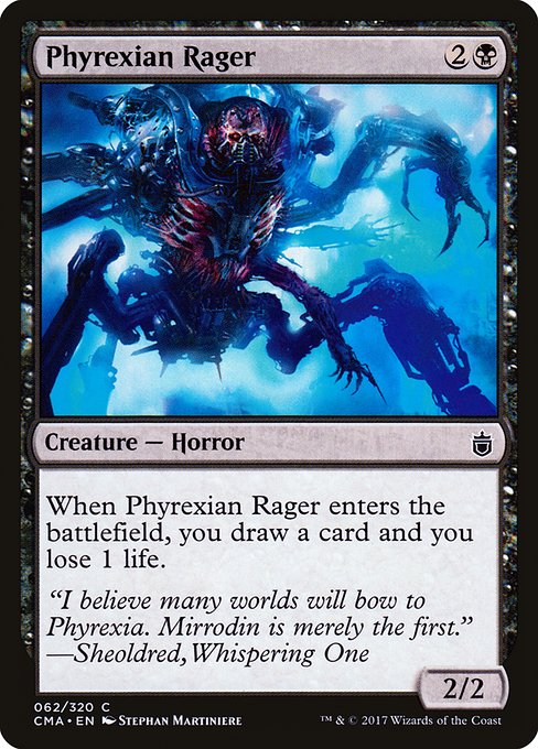 Phyrexian Rager (62) - Commander Anthology - Game On
