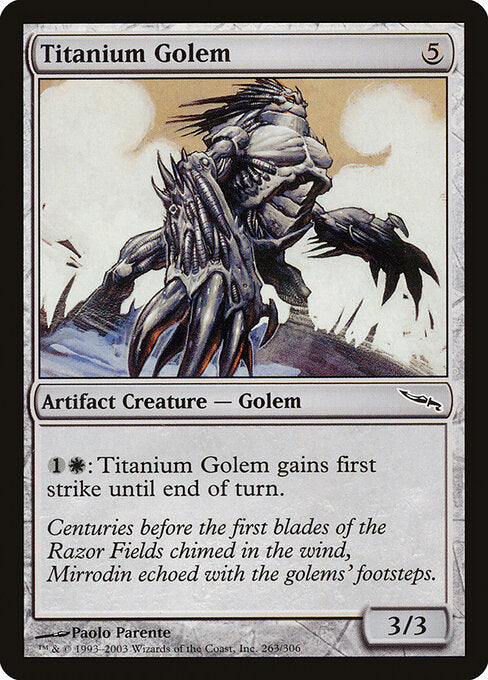 Titanium Golem (263) - Mirrodin - Game On