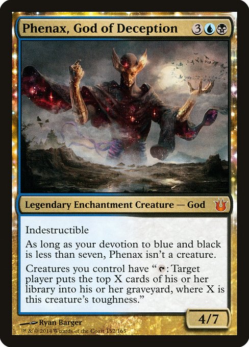 Phenax, God of Deception (152) (Foil) - Born of the Gods - Game On