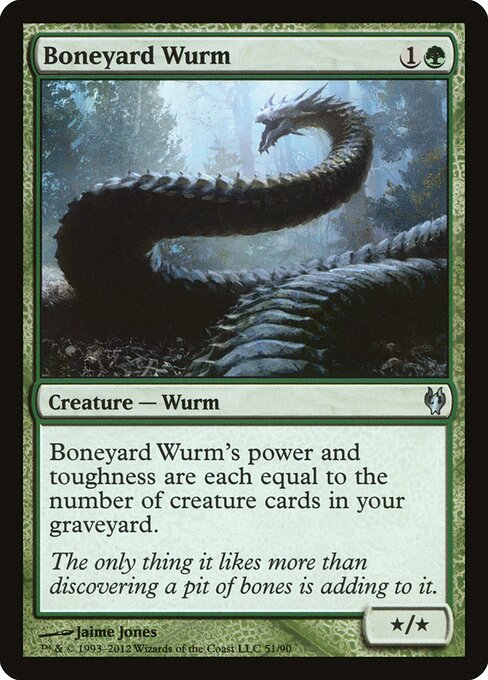 Boneyard Wurm (51) - Duel Decks: Izzet vs. Golgari - Game On