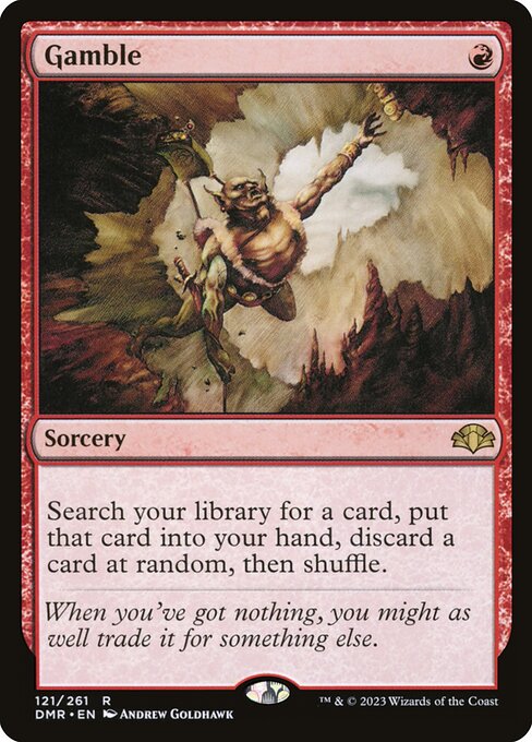 Gamble (121) (Foil) - Dominaria Remastered - Game On