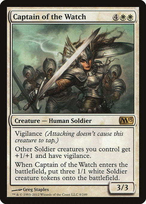 Captain of the Watch (8) (Foil) - Magic 2013 - Game On