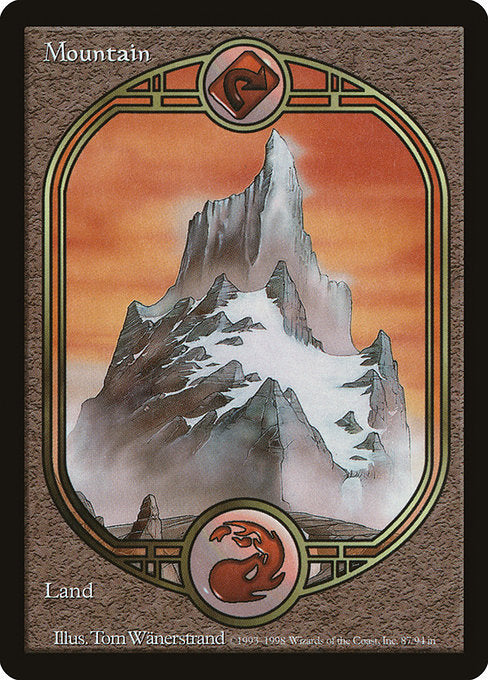 Mountain (87) - FULL ART - Unglued - Game On