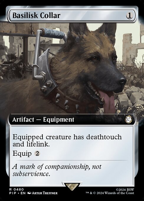 Basilisk Collar (480) - EXTENDED ART (Foil) - Fallout - Game On