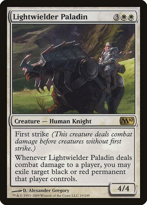 Lightwielder Paladin (19) (Foil) - Magic 2010 - Game On