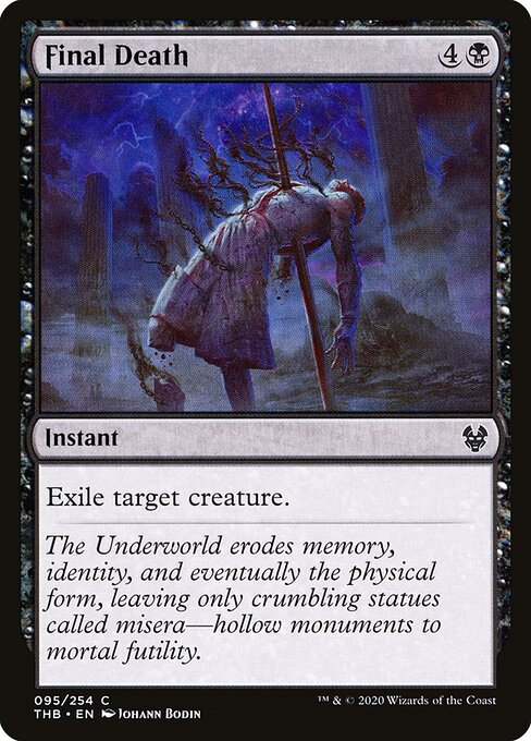 Final Death (95) (Foil) - Theros Beyond Death - Game On