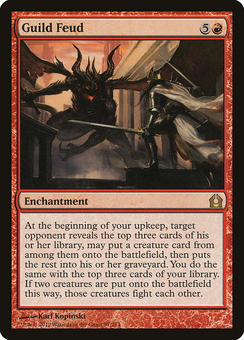 Guild Feud (97) (Foil) - Return to Ravnica - Game On