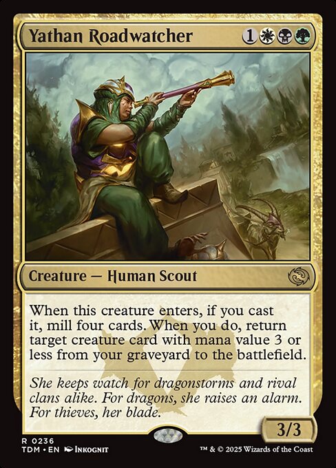 Yathan Roadwatcher (236) (Foil) - Tarkir: Dragonstorm - Game On