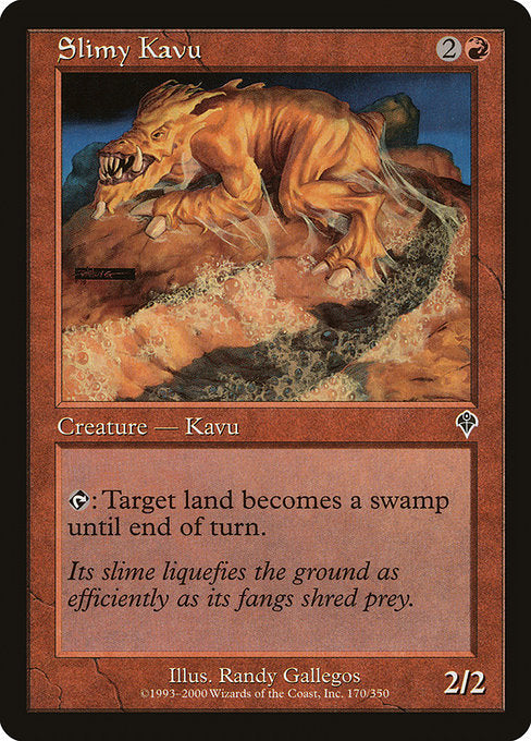 Slimy Kavu (170) (Foil) - Invasion - Game On