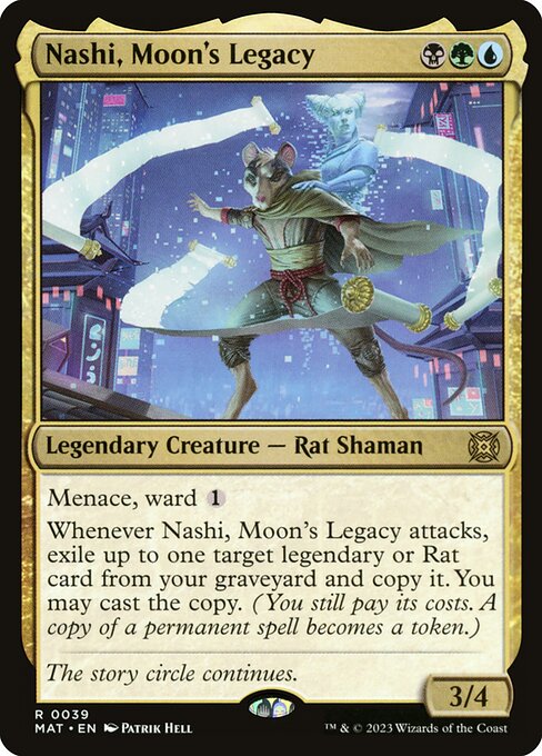 Nashi, Moon's Legacy (39) - March of the Machine: The Aftermath - Game On