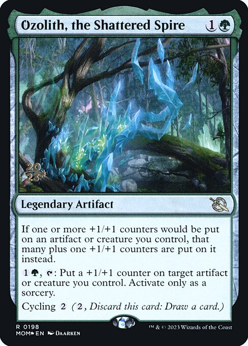 Ozolith, the Shattered Spire (198s) (Foil) - March of the Machine Promos - Game On