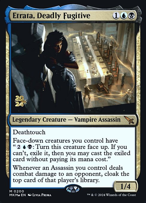 Etrata, Deadly Fugitive (200s) (Foil) - Murders at Karlov Manor Promos - Game On