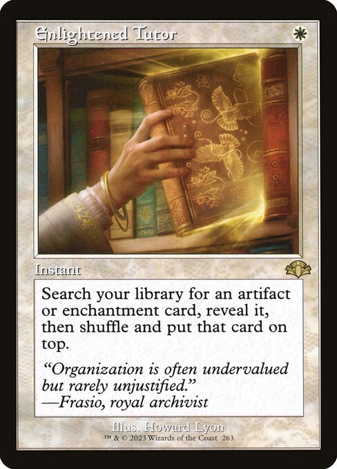 Enlightened Tutor (263) (Foil) - Dominaria Remastered - Game On