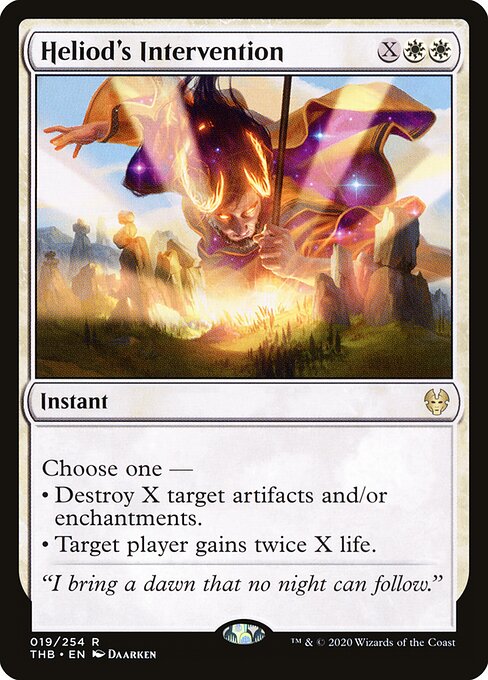 Heliod's Intervention (19) (Foil) - Theros Beyond Death - Game On