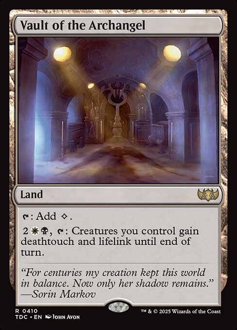 Vault of the Archangel (410) - Tarkir: Dragonstorm Commander - Game On
