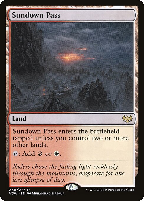 Sundown Pass (266) (Foil) - Innistrad: Crimson Vow - Game On