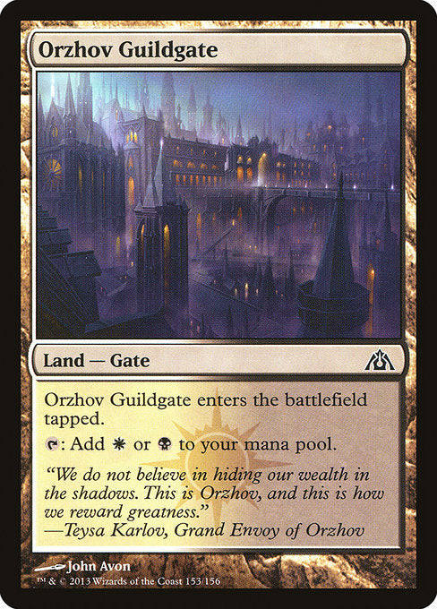 Orzhov Guildgate (153) - Dragon's Maze - Game On