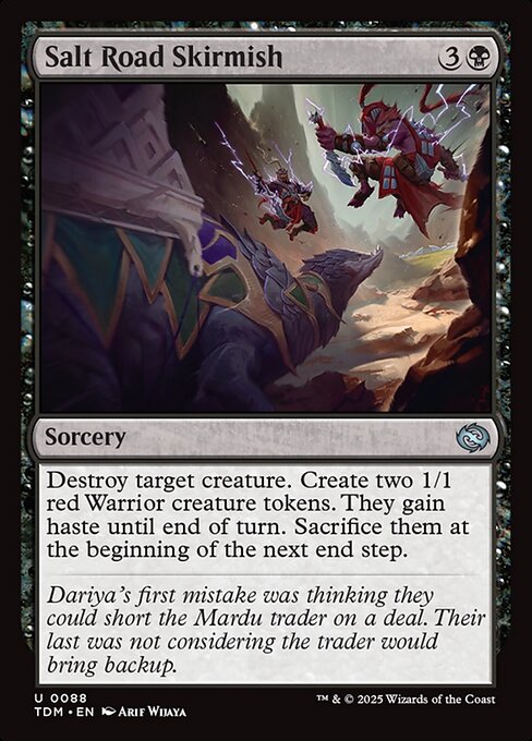 Salt Road Skirmish (88) (Foil) - Tarkir: Dragonstorm - Game On