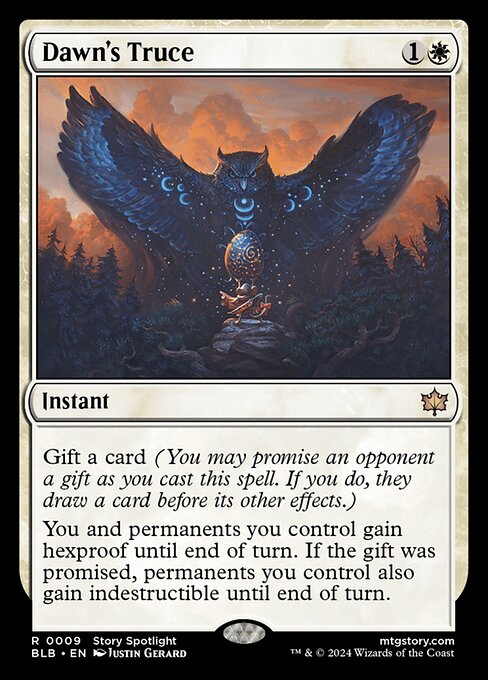 Dawn's Truce (9) (Foil) - Bloomburrow - Game On