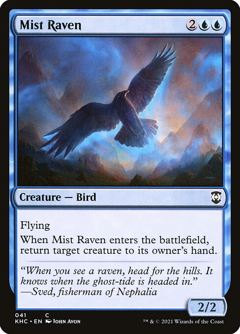 Mist Raven (41) - Kaldheim Commander - Game On