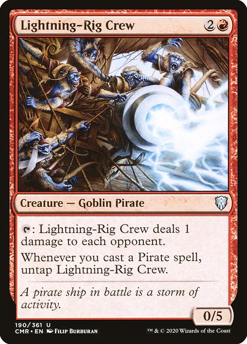 Lightning-Rig Crew (190) - Commander Legends - Game On